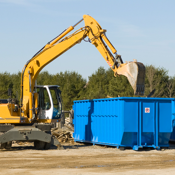 can i request a rental extension for a residential dumpster in Grandin